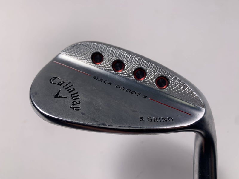Callaway Mack Daddy 4 Chrome Gap Wedge GW 52* 10 S-Grind KBS Tour DG Mens RH