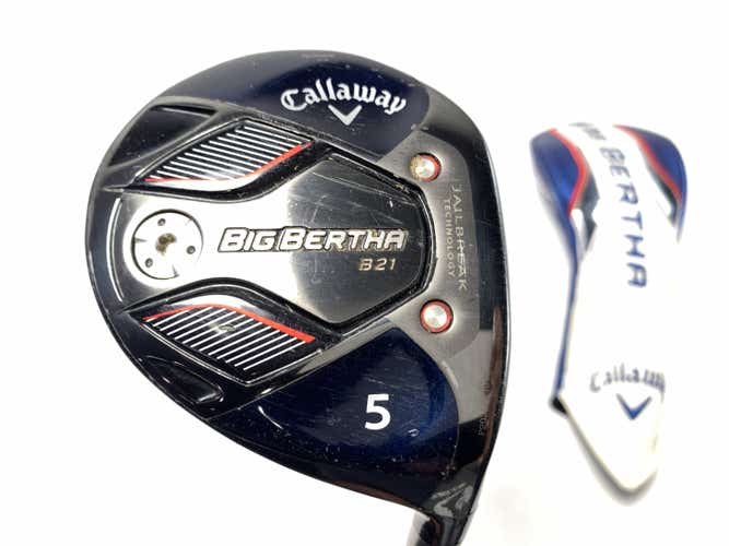 Callaway Big Bertha B21 5 Fairway Wood 18* RCH 55 55g Senior RH HC