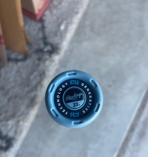 2025 Rawlings Clout AI Alloy BBCOR Certified Bat (-3) Alloy 30 oz 33"