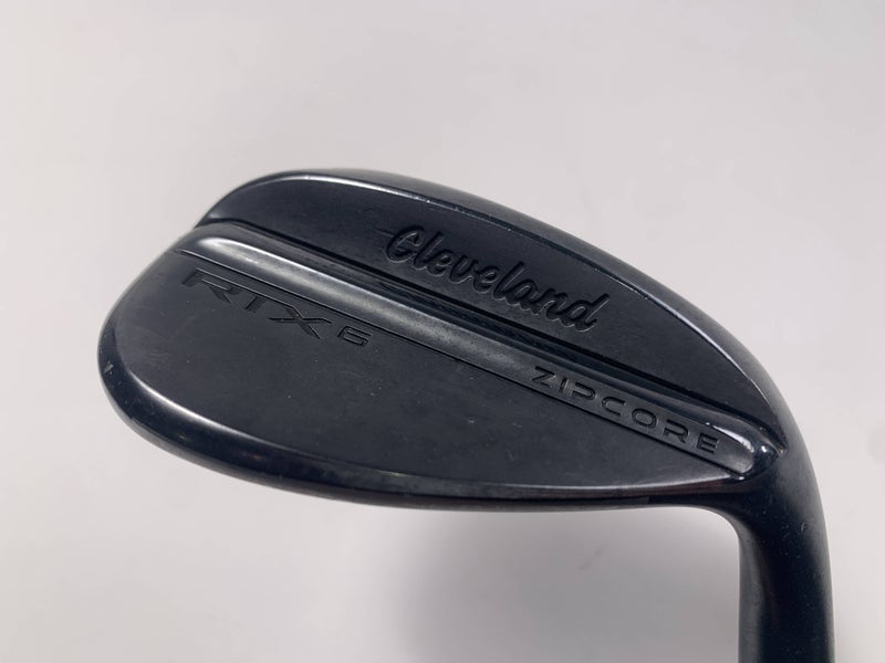 Cleveland RTX 6 ZipCore Black Satin Lob Wedge LW 58* 10 Bounce TT DG Mens RH
