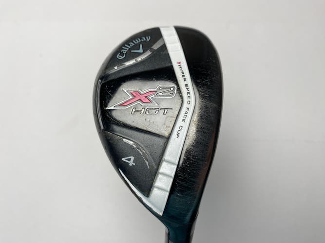 Callaway X2 Hot Womens 4 Hybrid 22* Ladies Graphite Womens RH Undersize Grip