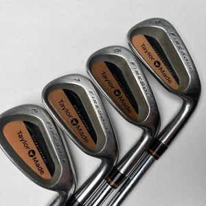 Taylormade Firesole Iron Set 5-7+PW Precision Rifle S-90 Stiff Steel Mens RH