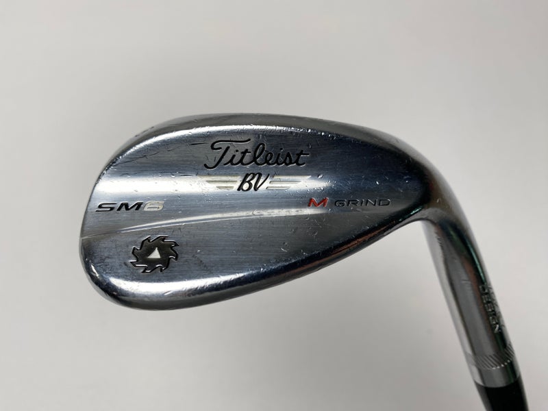 Titleist Vokey SM6 Tour Chrome 58* 8 M-Grind Veylix Alpina 673 Wild eye Wedge RH