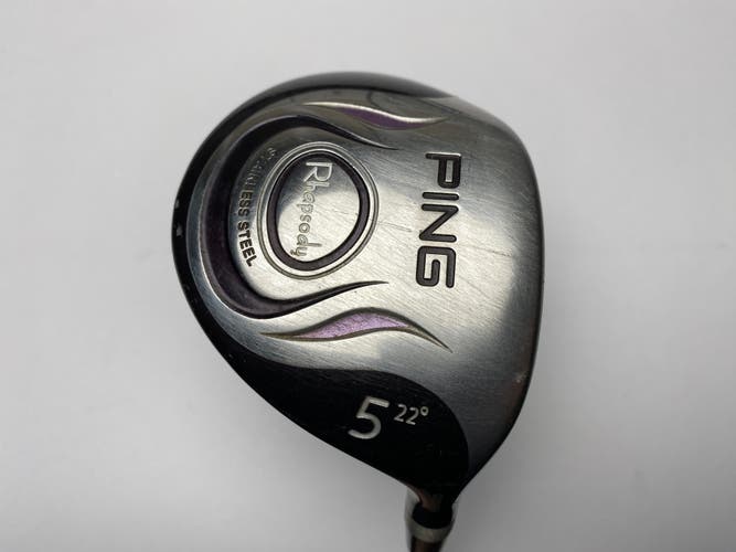 Ping Rhapsody 5 Fairway Wood 22* ULT 129 Ultra Light Ladies Graphite Womens RH