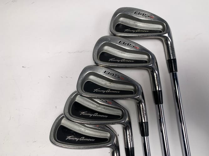 Tommy Armour 845HB Iron Set 5-9 True Temper Stiff Steel Mens RH