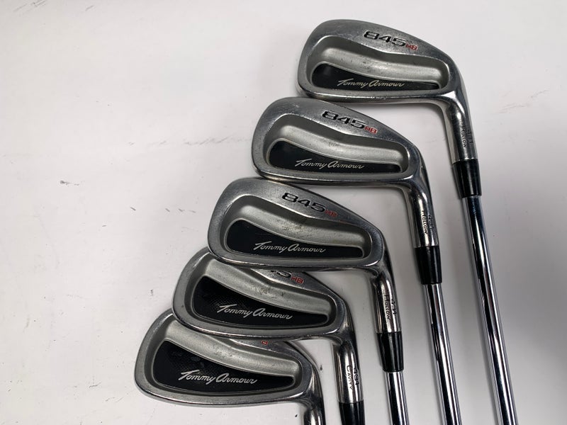 Tommy Armour 845HB Iron Set 5-9 True Temper Stiff Steel Mens RH