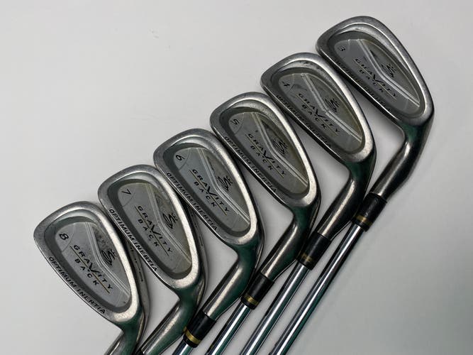 Cobra Gravity Back Iron Set 3-8 Precision Micro Lite 80g Stiff Steel Mens RH