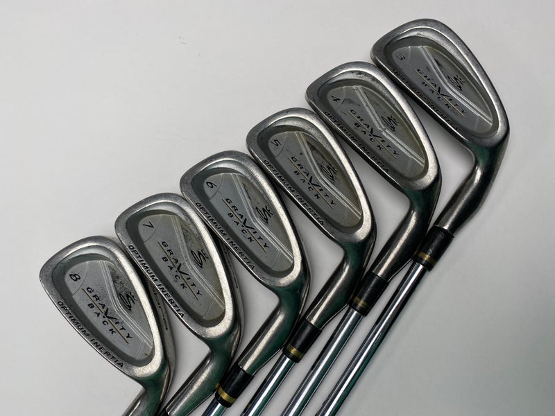 Cobra Gravity Back Iron Set 3-8 Precision Micro Lite 80g Stiff Steel Mens RH
