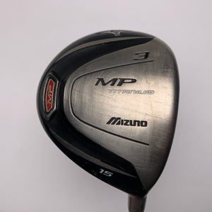 Mizuno 2010 MP Titanium 3 Fairway Wood 15* Fubuki 74 MTS Stiff RH Oversize Grip