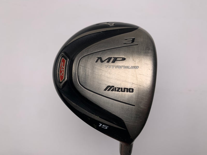 Mizuno 2010 MP Titanium 3 Fairway Wood 15* Fubuki 74 MTS Stiff RH Oversize Grip
