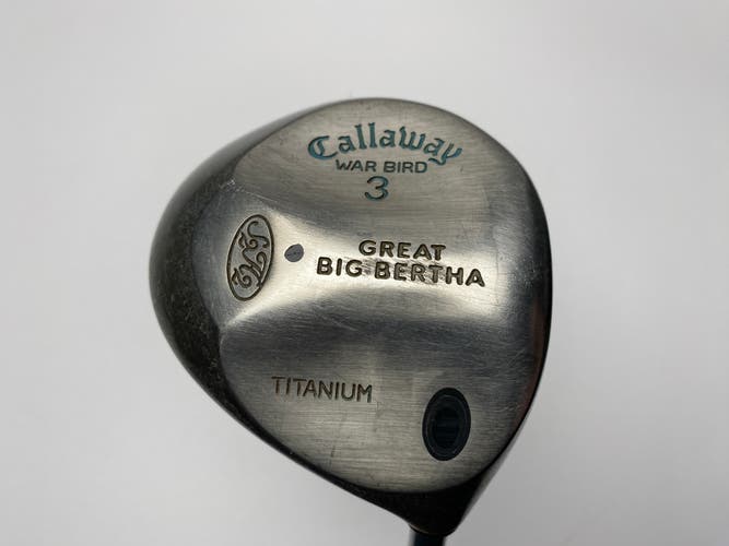 Callaway Big Bertha Warbird 3 Fairway Wood 15* RCH 50 Ladies Graphite Womens RH