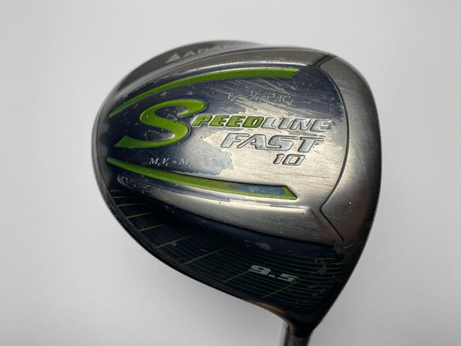 Adams Speedline Fast 10 Driver 9.5* Aldila Voodoo SVS6 Stiff Graphite Mens RH
