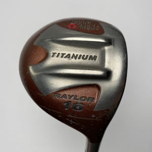 Taylormade Raylor Titanium 3 Fairway Wood 16* Bubble S-90 Plus 90g Stiff RH