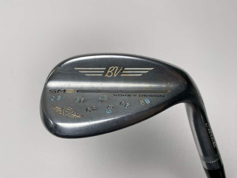 Titleist Vokey SM9 Tour Chrome Custom Wedge 58* 14 K-Grind LZ 6.5