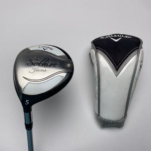 Callaway Solaire Gems 5 Fairway Wood 18* 55g Ladies Graphite Womens LH HC