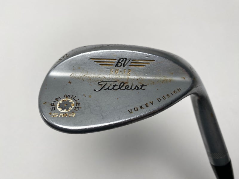 Titleist Vokey Spin Milled SM4 Chrome 58* 12 TT DG High Launch S300 Stiff RH