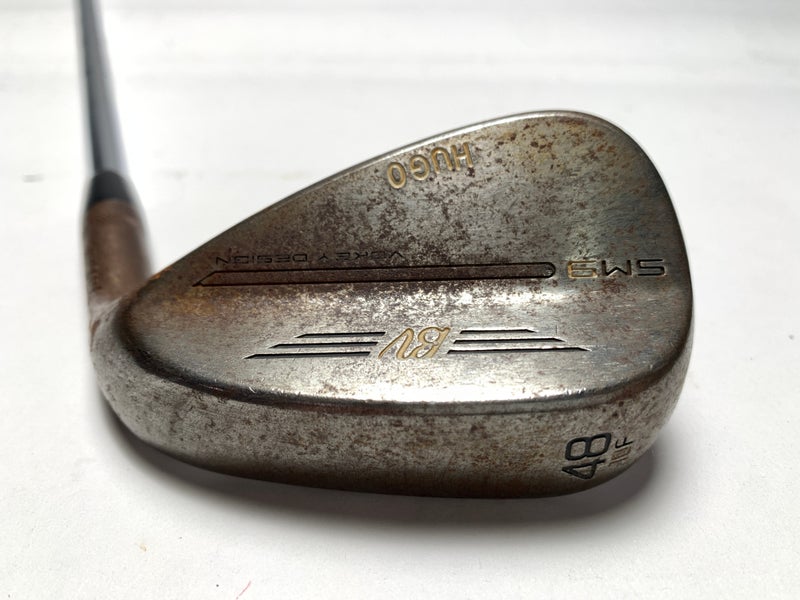 Titleist Vokey SM9 Raw Tour Issue Wedge 48* 10 F-Grind DG X100 X- Stiff Steel RH