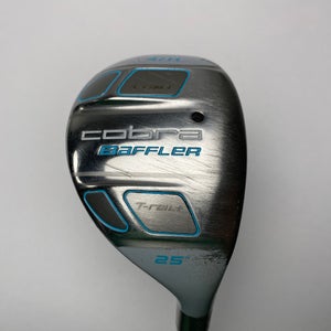 Cobra Baffler T Rail Womens 4 Hybrid 25* Graphite Design Tour AD G 50g Ladies RH