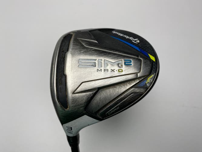 Taylormade SIM2 MAX-D 3 Fairway Wood 16* Adams Regular Graphite Mens LH