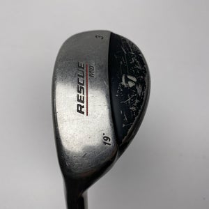 Taylormade Rescue Mid 3 Hybrid 19* Stiff Graphite Mens LH