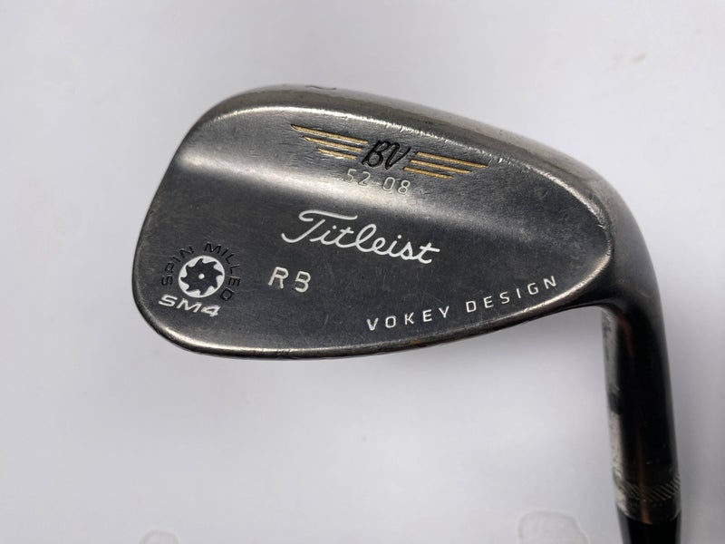 Titleist Vokey Spin Milled SM4 Chrome Gap Wedge GW 52* 8 Bounce RH