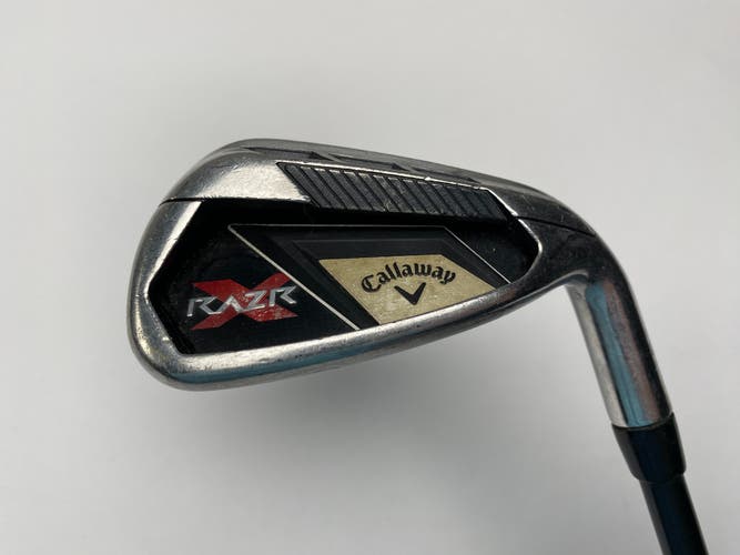 Callaway Razr X Single 9 Iron 2* Flat 65g Senior Graphite Mens RH