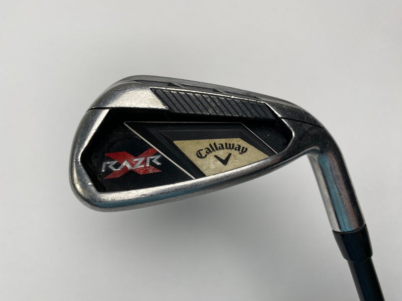 Callaway Razr X Single 9 Iron 2* Flat 65g Senior Graphite Mens RH