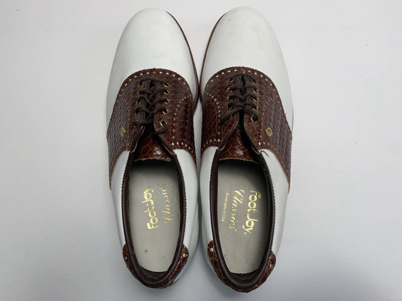 FootJoy Classics Golf Shoes White Men's SZ 9.50 (51276)