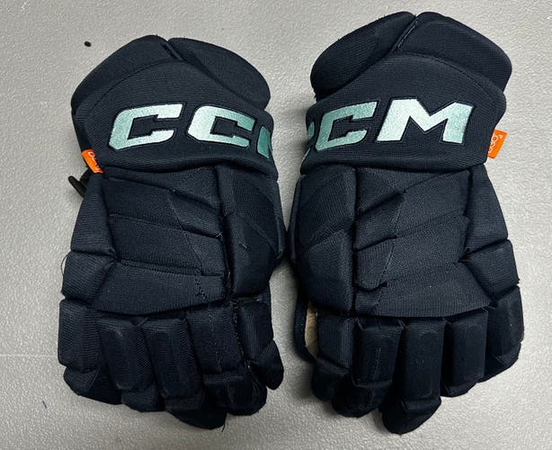 CCM JetSpeed FT1 Pro Stock Hockey Gloves 14" Navy Blue KRAKEN 80649
