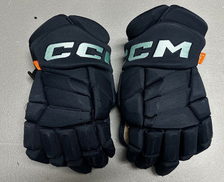 CCM JetSpeed FT1 Pro Stock Hockey Gloves 14" Navy Blue KRAKEN 80649