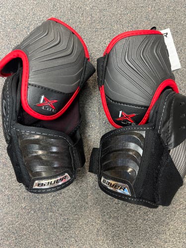 Large Junior Bauer Vapor 1X Lite Elbow Pads (New)