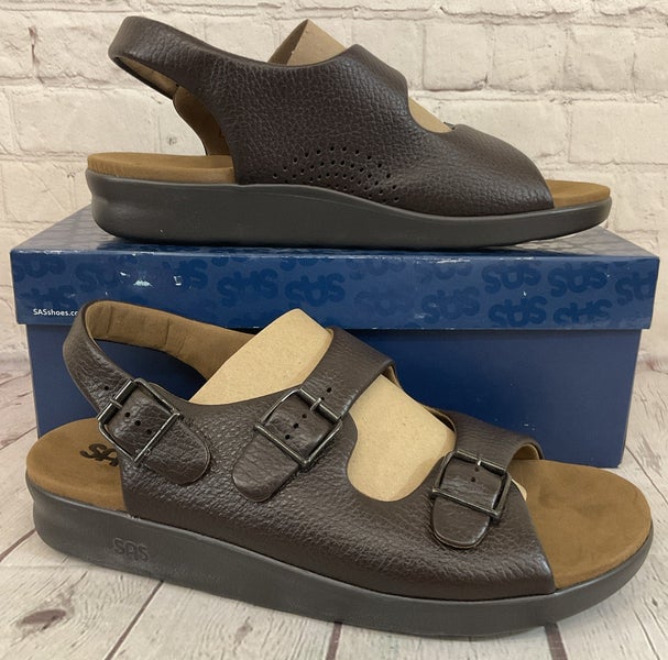 SAS Shoes 1820-058 Men's BRAVO Heel Strap Sandal Brown US 13 W