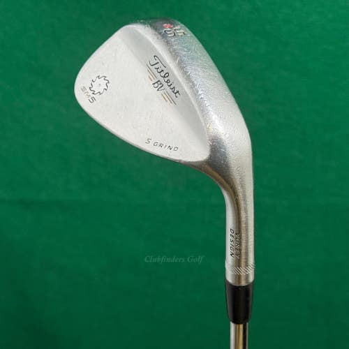 Titleist Vokey SM5 Tour Chrome 56-10S 56 Sand Wedge Factory Stepped Steel Wedge