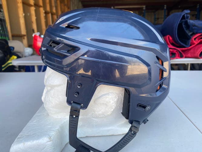CCM TACKS 710 Pro Stock Hockey Helmet Small KRAKEN Blue 61413