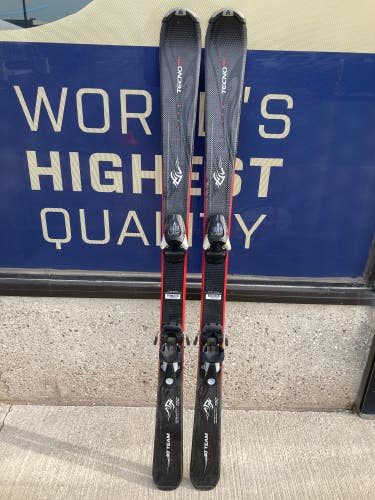 Tecno Pro XT Team Skis with Bindings | Kid's 130 cm