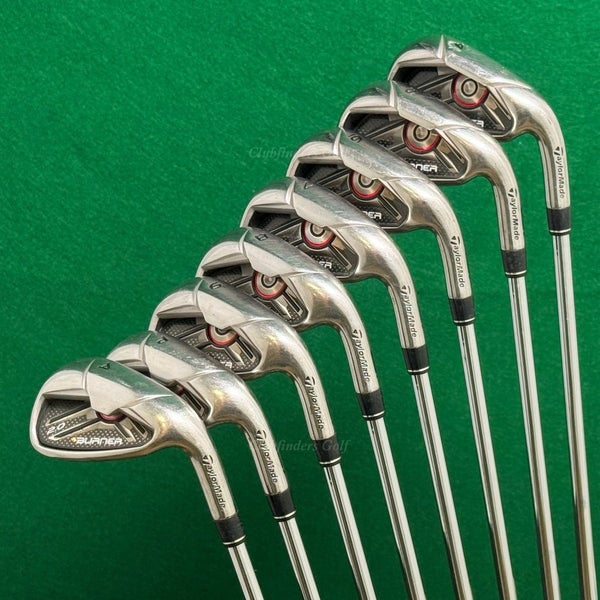 TaylorMade Burner 2.0 High Polish 4-AW Iron Set Burner 2.0 85 Steel Regular