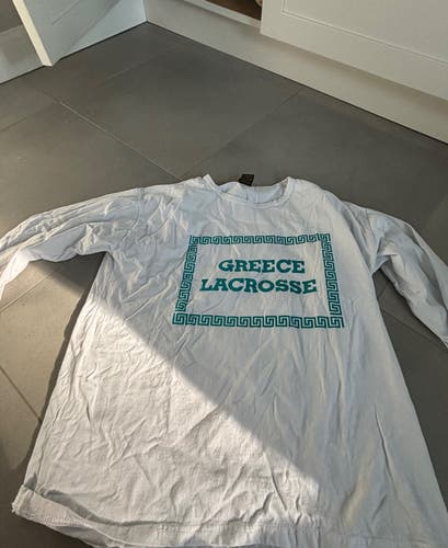 Greece Lacrosse Long Sleeve T-Shirt