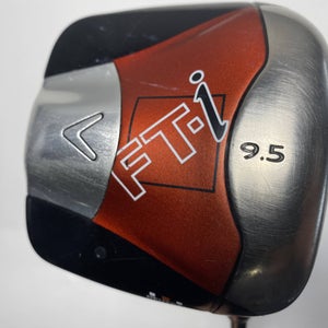 Callaway FT-i Driver 9.5* Fujikura Speeder 686 Tour Spec Stiff Graphite Mens RH