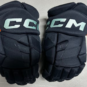 CCM JetSpeed FT1 Pro Stock Hockey Gloves 14" Navy Blue KRAKEN 217781