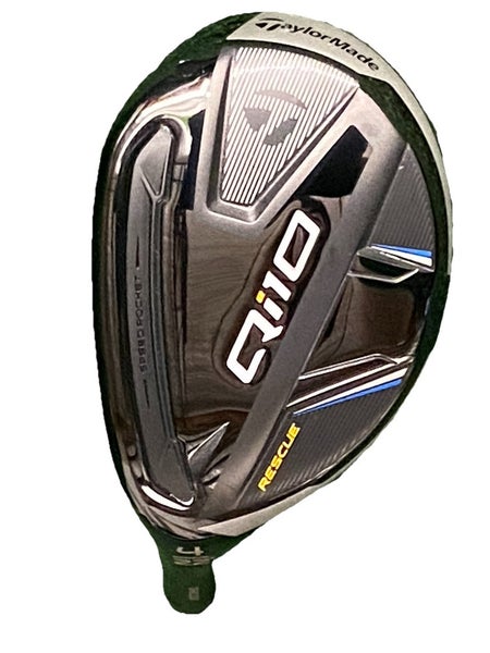 Taylormade Qi10 Rescue 4 Hybrid 22* LH Club Head Only Mint Lefty Component