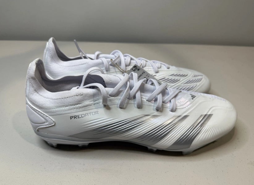Size 5.5Men’s Adidas Predator PRO FG Soccer Cleats Shoes White