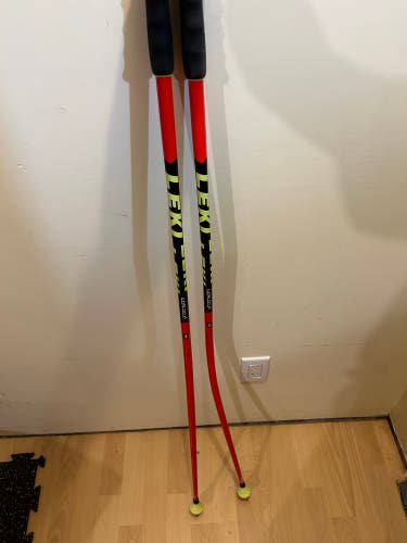 Red GS Leki Ski Poles 50in/125cm