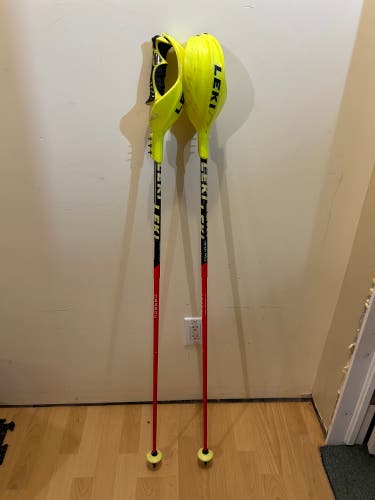 Red Carbon Leki SL Poles 48inch/120cm