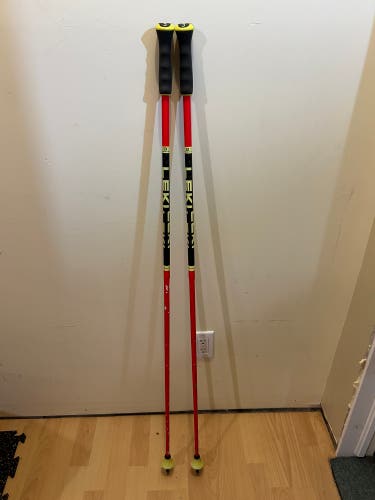 Red Carbon GS Ski Poles 50in/125cm