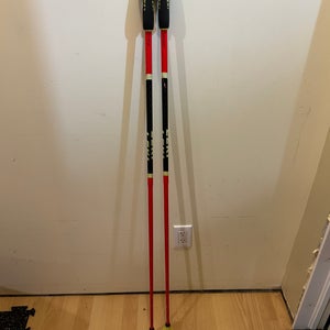 Red Carbon Gs Ski Poles 50in/125cm