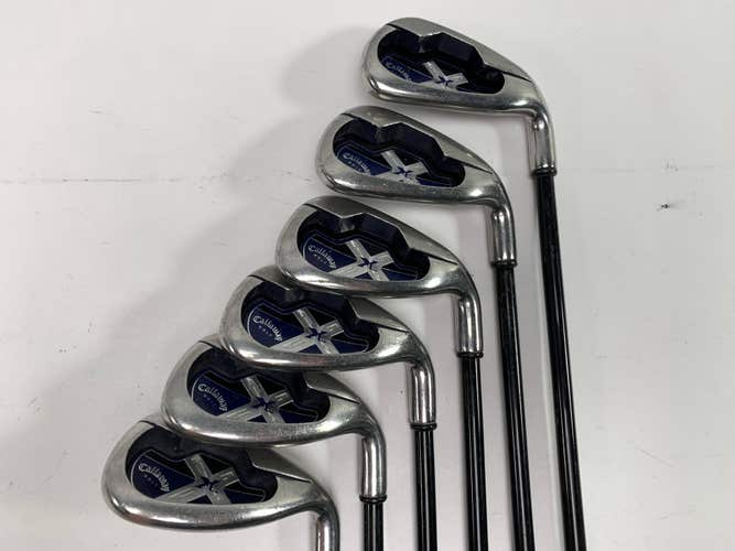 Callaway X-18 Iron Set 6-PW+SW System 55 Senior Graphite Mens RH