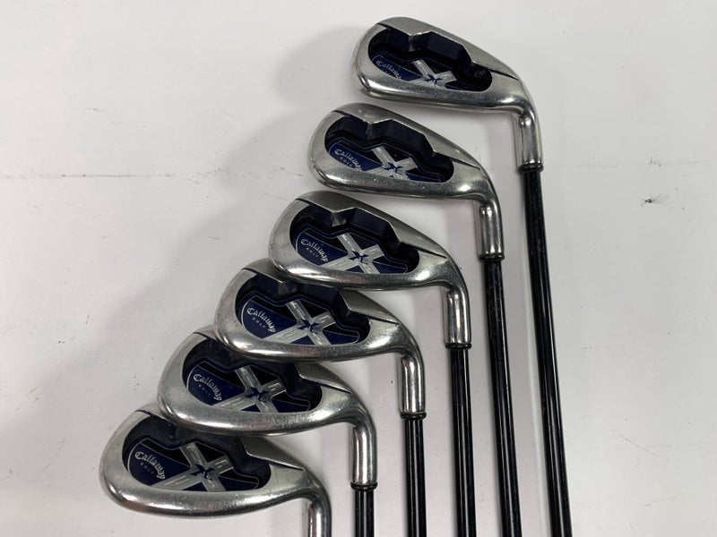 Callaway X-18 Iron Set 6-PW+SW System 55 Senior Graphite Mens RH