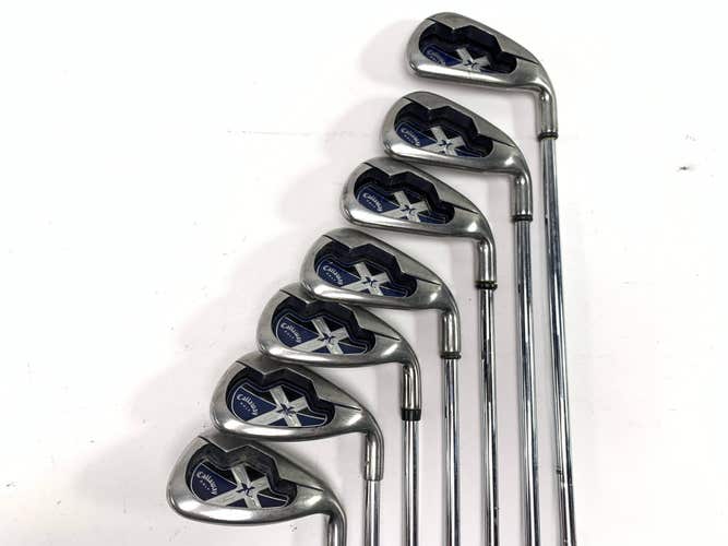 Callaway X-18 Iron Set 4-PW Uniflex Steel Mens RH +.5"