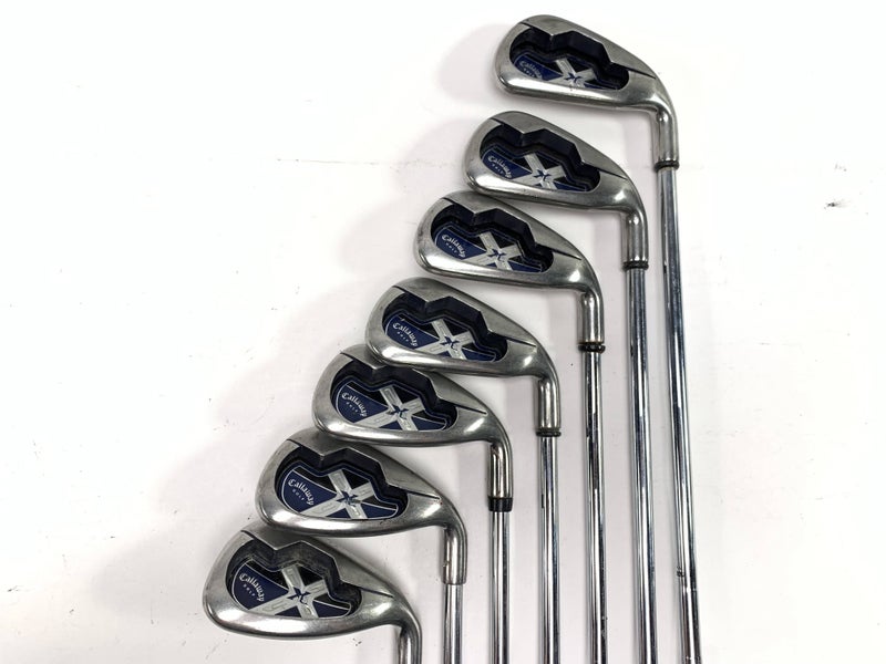 Callaway X-18 Iron Set 4-PW Uniflex Steel Mens RH +.5"