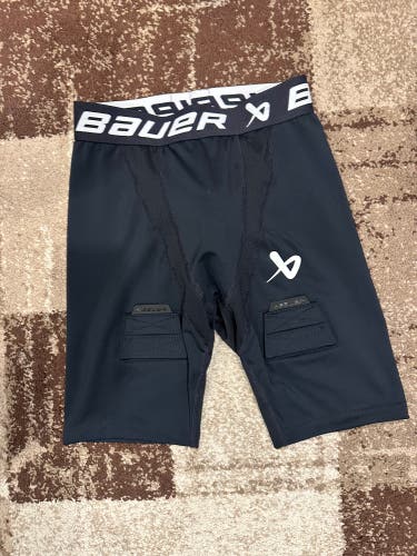 BAUER PERFORMANCE JOCK SHORTS - YOUTH LARGE